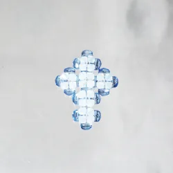  - Brooch Pervenche -  - Laiton argenté